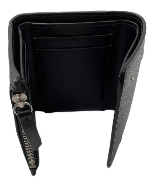 Maison Margiela（メゾンマルジェラ）Maison Margiela (メゾンマルジェラ) コンパクトトライフォールド　Maison Margiela　ブラック ブラックの古着・服飾アイテム