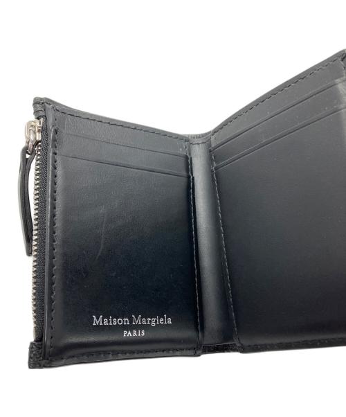 Maison Margiela（メゾンマルジェラ）Maison Margiela (メゾンマルジェラ) コンパクトトライフォールド　Maison Margiela　ブラック ブラックの古着・服飾アイテム