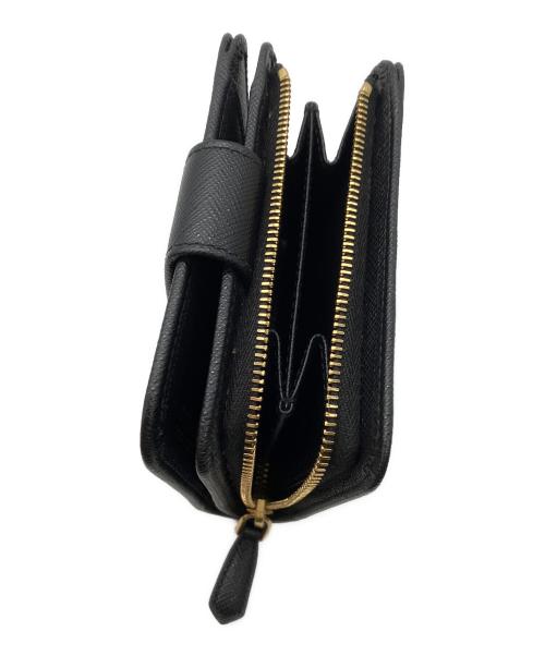 PRADA（プラダ）PRADA (プラダ) 2つ折り財布　PRADA　サフィアーノ　金具小キズ有の古着・服飾アイテム