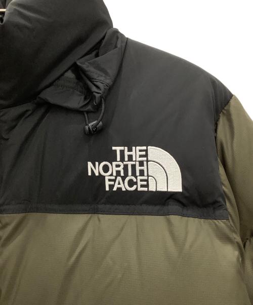THE NORTH FACE（ザ ノース フェイス）THE NORTH FACE (ザ ノース フェイス) ヌプシダウンジャケット　THE NORTH FACE　メンズ　カーキ×ブラック カーキ×ブラック サイズ:L 未使用品の古着・服飾アイテム