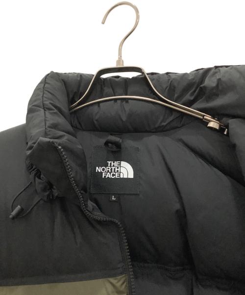 THE NORTH FACE（ザ ノース フェイス）THE NORTH FACE (ザ ノース フェイス) ヌプシダウンジャケット　THE NORTH FACE　メンズ　カーキ×ブラック カーキ×ブラック サイズ:L 未使用品の古着・服飾アイテム