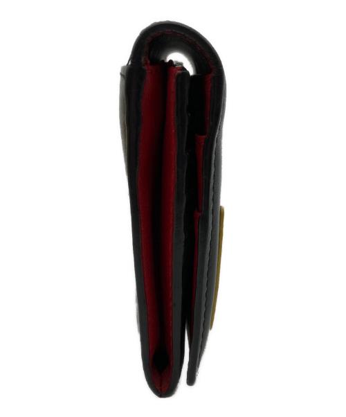 FENDI（フェンディ）FENDI (フェンディ) 長財布　FENDI　モンスターバグズアイ　ブラック ブラックの古着・服飾アイテム