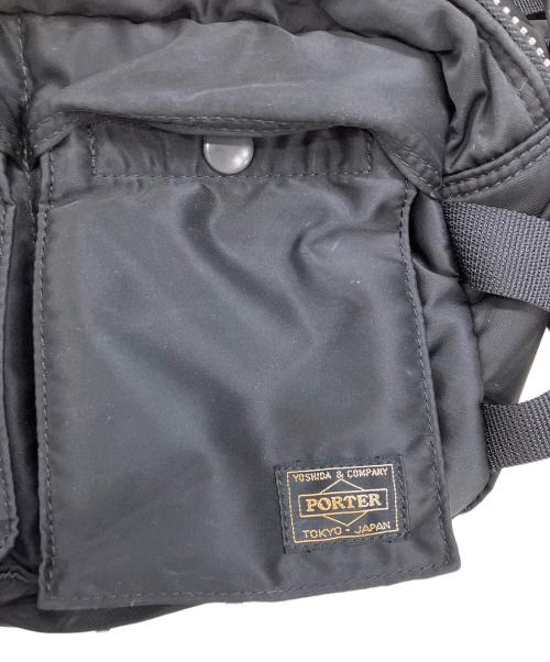 PORTER（ポーター）PORTER (ポーター) ウエストバッグ　PORTER　タンカー　タグヨゴレ有　ブラック　吉田カバン ブラックの古着・服飾アイテム