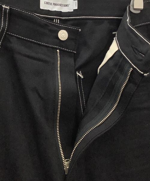 COOTIE PRODUCTIONS（クーティープロダクツ）COOTIE PRODUCTIONS (クーティープロダクツ) リジットワイドペインターパンツ　COOTIE PRODUCTIONS　メンズ　ブラック ブラック サイズ:Lの古着・服飾アイテム