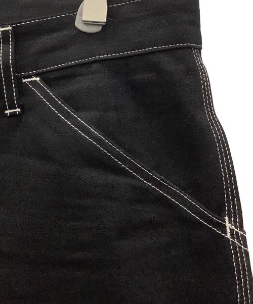 COOTIE PRODUCTIONS（クーティープロダクツ）COOTIE PRODUCTIONS (クーティープロダクツ) リジットワイドペインターパンツ　COOTIE PRODUCTIONS　メンズ　ブラック ブラック サイズ:Lの古着・服飾アイテム