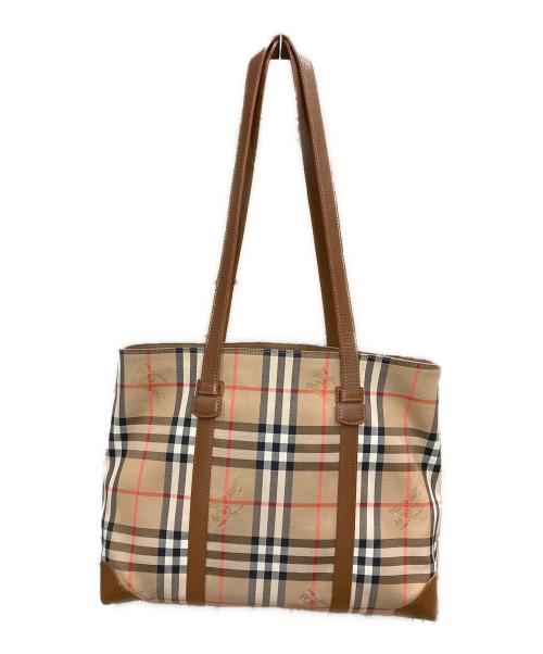 Burberry's（バーバリーズ）Burberry's (バーバリーズ) トートバッグ　Burberry's　本体のみ　レディース　ベージュ　ノバチェック ベージュの古着・服飾アイテム