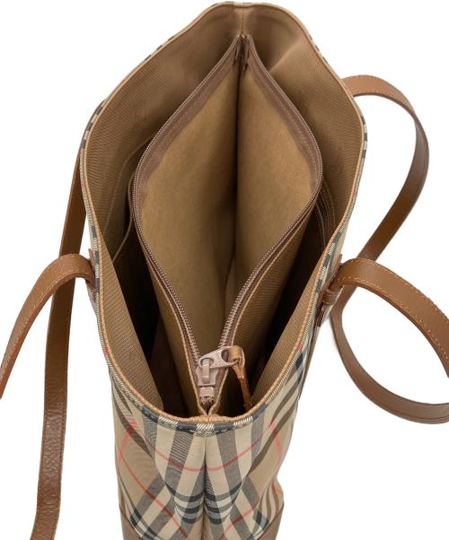 Burberry's（バーバリーズ）Burberry's (バーバリーズ) トートバッグ　Burberry's　本体のみ　レディース　ベージュ　ノバチェック ベージュの古着・服飾アイテム