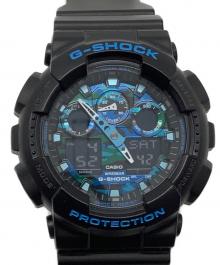 CASIO（カシオ）の古着「腕時計 GA-100CB」｜ブルー×ブラック