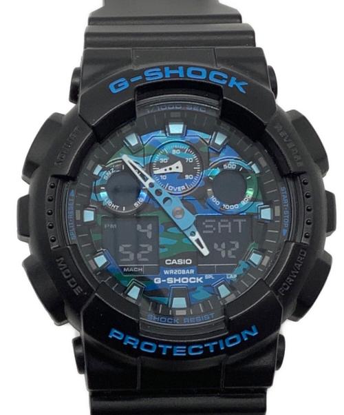 CASIO（カシオ）CASIO (カシオ) 腕時計 GA-100CB ブルー×ブラックの古着・服飾アイテム