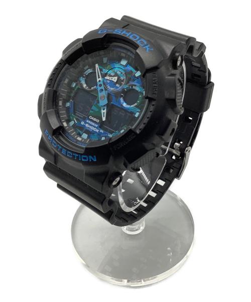 CASIO（カシオ）CASIO (カシオ) 腕時計 GA-100CB ブルー×ブラックの古着・服飾アイテム