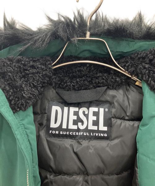 DIESEL（ディーゼル）DIESEL (ディーゼル) 中綿ジャケット　DIESEL　キッズ　グリーン　 グリーン サイズ:8の古着・服飾アイテム
