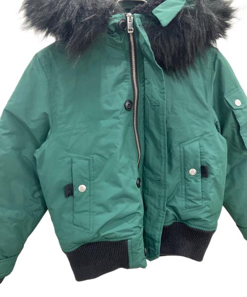 DIESEL（ディーゼル）DIESEL (ディーゼル) 中綿ジャケット　DIESEL　キッズ　グリーン　 グリーン サイズ:8の古着・服飾アイテム