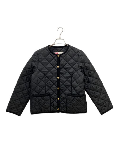 Traditional Weatherwear（トラディショナルウェザーウェア）Traditional Weatherwear (トラディショナルウェザーウェア) キルティングジャケット　Traditional Weatherwear　レディース　ブラック ブラック サイズ:34の古着・服飾アイテム