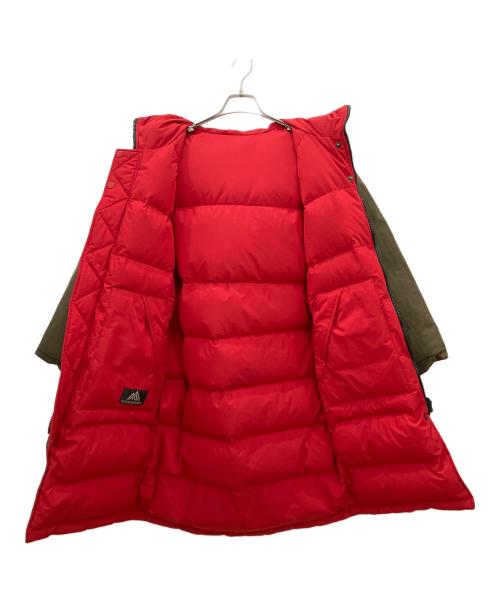 GREGORY（グレゴリー）GREGORY (グレゴリー) CAMEROON DOWN JACKET　GREGORY　メンズ　カーキ×レッド カーキ×レッド サイズ:XSの古着・服飾アイテム