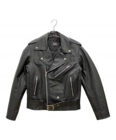 ゆ*や様 アールニューボールド　ダブルライダースジャケット 中古・古着通販】R.NEWBOLD (アールニューボールド) カウレザー ダブル