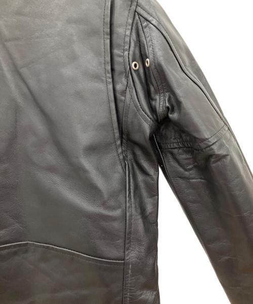 HORN WORKS（ホーンワークス）HORN WORKS (ホーンワークス) レザージャケット　HORN WORKS　メンズ　ブラック　牛革 ブラック サイズ:Mの古着・服飾アイテム