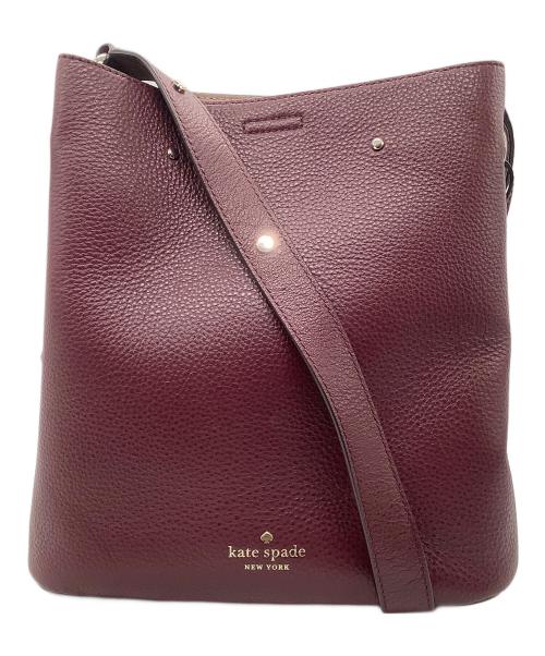 Kate Spade（ケイトスペード）Kate Spade (ケイトスペード) ショルダーバッグ　マーティスモールバケット パープルの古着・服飾アイテム