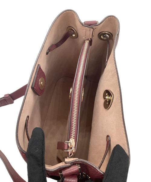 Kate Spade（ケイトスペード）Kate Spade (ケイトスペード) ショルダーバッグ　マーティスモールバケット パープルの古着・服飾アイテム