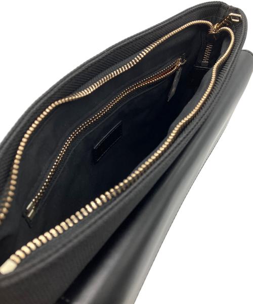 PAUL SMITH（ポールスミス）PAUL SMITH (ポールスミス) マルチストライプナイロンポケット2WAYショルダーバッグ　ブラック ブラックの古着・服飾アイテム