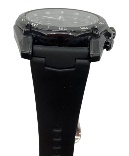 CASIO（カシオ）CASIO (カシオ) 腕時計　CASIO　EDIFICE　ブラック　ラバーベルト ブラックの古着・服飾アイテム
