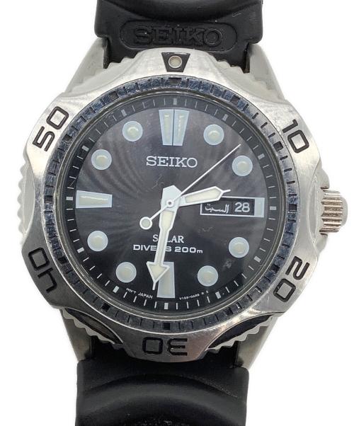 SEIKO（セイコー）SEIKO (セイコー) ダイバーズウォッチ　SEIKO　ソーラー充電　本体のみ　 ブラックの古着・服飾アイテム
