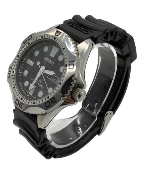 SEIKO（セイコー）SEIKO (セイコー) ダイバーズウォッチ　SEIKO　ソーラー充電　本体のみ　 ブラックの古着・服飾アイテム
