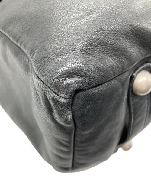 kawa-kawa（カワカワ）kawa-kawa (カワカワ) ビッグジッパーショルダーバッグ ブラックの古着・服飾アイテム