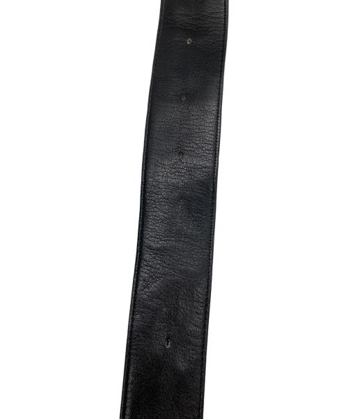 kawa-kawa（カワカワ）kawa-kawa (カワカワ) ビッグジッパーショルダーバッグ ブラックの古着・服飾アイテム