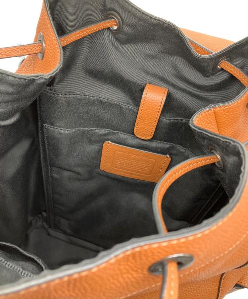 COACH（コーチ）COACH (コーチ) レザーリュック　COACH　ハドソン　ブラウン ブラウンの古着・服飾アイテム