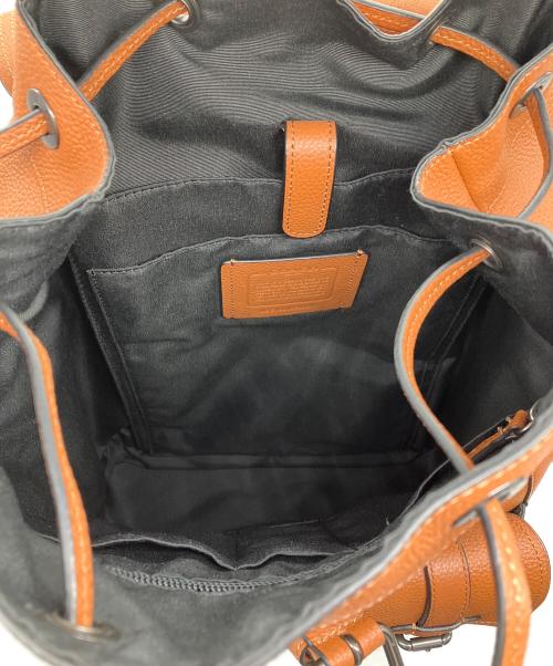 COACH（コーチ）COACH (コーチ) レザーリュック　COACH　ハドソン　ブラウン ブラウンの古着・服飾アイテム