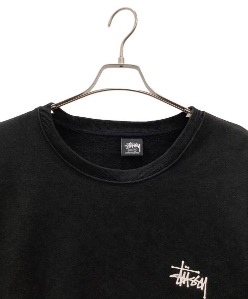 stussy（ステューシー）stussy (ステューシー) 裏起毛スウェット　stussy　ブラック　代理店表記有 ブラック サイズ:SIZE XLの古着・服飾アイテム