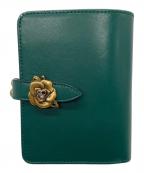 ANNA SUIアナスイ）の古着「2つ折り財布　ANNA SUI　グリーン」｜グリーン