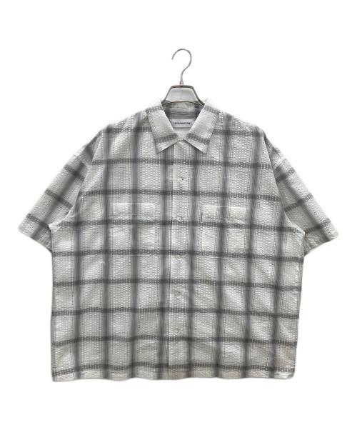 COOTIE PRODUCTIONS（クーティープロダクツ）COOTIE PRODUCTIONS (クーティープロダクツ) シアサッカーシャツ ホワイト サイズ:MEDIUMの古着・服飾アイテム