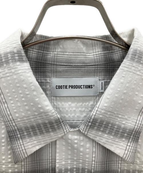 COOTIE PRODUCTIONS（クーティープロダクツ）COOTIE PRODUCTIONS (クーティープロダクツ) シアサッカーシャツ ホワイト サイズ:MEDIUMの古着・服飾アイテム