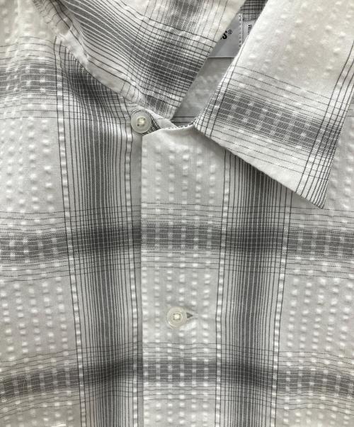 COOTIE PRODUCTIONS（クーティープロダクツ）COOTIE PRODUCTIONS (クーティープロダクツ) シアサッカーシャツ ホワイト サイズ:MEDIUMの古着・服飾アイテム