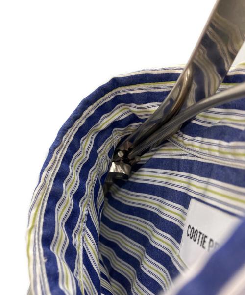 COOTIE PRODUCTIONS（クーティープロダクツ）COOTIE PRODUCTIONS (クーティープロダクツ) ストライプシャツ　COOTIE PRODUCTIONS　メンズ　ネイビー　 ネイビー サイズ:Mの古着・服飾アイテム