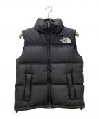 THE NORTH FACEザ ノース フェイス）の古着「ダウンベスト　THE NORTH FACE　メンズ　ブラック」｜ブラック