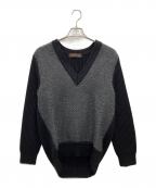 LOUIS VUITTONルイ ヴィトン）の古着「Vネックニット　LOUIS VUITTON　メンズ　ブラック　HDN68WDJY」｜ブラック