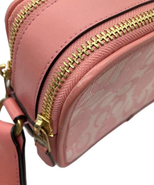 COACH（コーチ）COACH (コーチ) A BATHING APE (ア ベイシング エイプ) ショルダーバッグ　COACH　A BATHING APE　シグネチャー　本体のみ　レディース　ピンク ピンクの古着・服飾アイテム