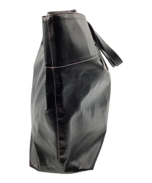 N°21（ヌメロヴェントゥーノ）N°21 (ヌメロヴェントゥーノ) ロゴトートバッグ　ブラック ブラックの古着・服飾アイテム