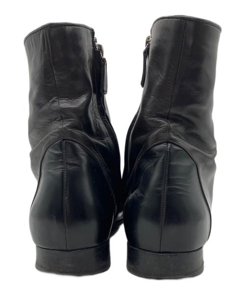 CHANEL（シャネル）CHANEL (シャネル) レザーブーツ　CHANEL　レディース　ブラック　クローバー ブラック サイズ:23.5cmの古着・服飾アイテム
