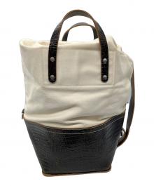 FUMIKA UCHIDA（フミカウチダ）の古着「キャンバスショルダーバッグ　FUMIKA UCHIDA　DSNAP　バングル無し」