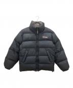 FIRST DOWNファーストダウン）の古着「リバーシブルダウンジャケット　FIRST DOWN　メンズ　ブラック」｜ブラック