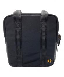 FRED PERRY（フレッドペリー）の古着「トートバッグ　FRED PERRY　ブラック」｜ブラック