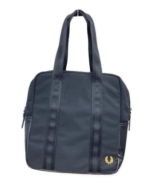 FRED PERRY（フレッドペリー）FRED PERRY (フレッドペリー) トートバッグ　FRED PERRY　ブラック ブラックの古着・服飾アイテム