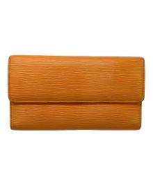 LOUIS VUITTON（ルイ ヴィトン）の古着「ポルトトレゾール・インターナショナル」｜オレンジ