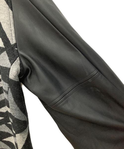 RED EAR Paul Smith（レッドイヤーポールスミス）RED EAR Paul Smith (レッドイヤーポールスミス) スタジャン　REDEAR Paul Smith　メンズ　	ブラック×グレー ブラック×グレー サイズ:Mの古着・服飾アイテム