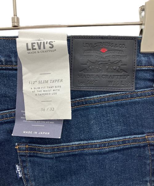 LEVI'S MADE&CRAFTED（リーバイスメイドクラフテッド）LEVI'S MADE&CRAFTED (リーバイスメイドクラフテッド) デニムパンツ　LEVI'S MADE&CRAFTED　メンズ　インディゴ　未使用品 インディゴ サイズ:SIZE 91cm (W36)の古着・服飾アイテム
