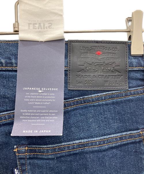 LEVI'S MADE&CRAFTED（リーバイスメイドクラフテッド）LEVI'S MADE&CRAFTED (リーバイスメイドクラフテッド) デニムパンツ　LEVI'S MADE&CRAFTED　メンズ　インディゴ　未使用品 インディゴ サイズ:SIZE 91cm (W36)の古着・服飾アイテム