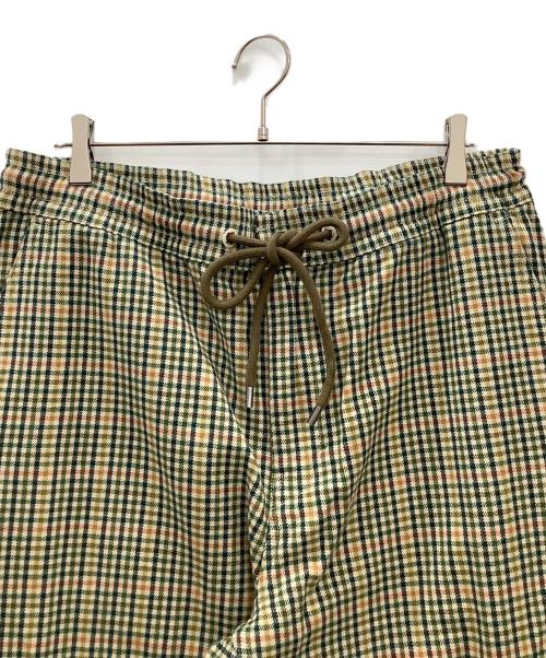 LEVI'S MADE&CRAFTED（リーバイスメイドクラフテッド）LEVI'S MADE&CRAFTED (リーバイスメイドクラフテッド) チェックパンツ　LEVI'S MADE&CRAFTED　グリーン×ベージュ　未使用品 グリーン×ベージュ サイズ:SIZE L 未使用品の古着・服飾アイテム